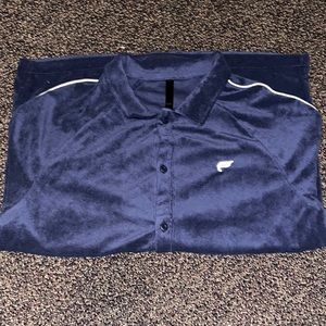 The island terry button up size Small